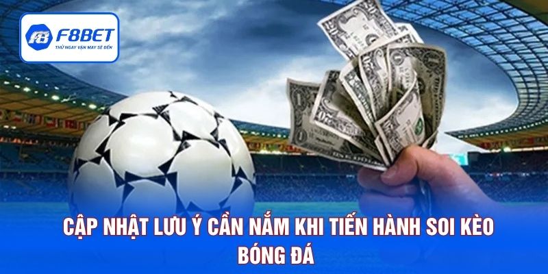 Cập nhật lưu ý cần nắm khi tiến hành soi kèo bóng đá